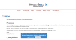 Desktop Screenshot of meccanismo.it