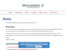 Tablet Screenshot of meccanismo.it